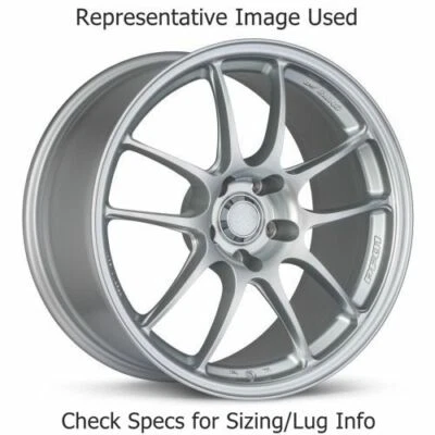 Enkei 460-890-4435SP PF01 18 英寸 x 9 英寸车轮,5x112 螺栓图案 - 银色 全新 — 第 1/3 张图片