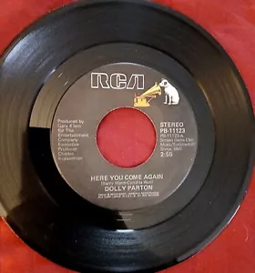 Dolly Parton - Here You Come Again / Me and Little Andy - 45 Record Mint - Picture 1 of 4
