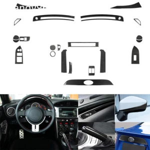 Juego completo de kits de molduras interiores de fibra de carbono de 22 piezas para Toyot@ 86/Subaru BRZ 2013-17 - Imagen 1 de 19