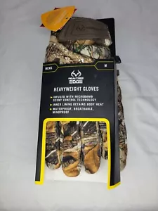 Realtree Heavyweight Gloves Edge Camo Hunting Men's Medium Non Slip Palm New! - Picture 1 of 11