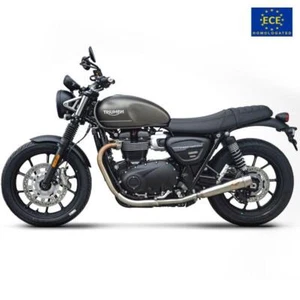 Zard pair of exhaust steel homologated Triumph Speed Twin 900 2021-2023 - Imagen 1 de 5