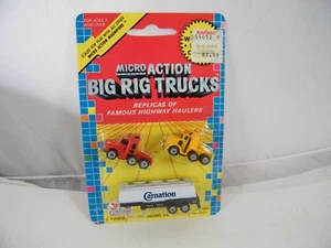1989 NIP FUNRISE MICRO ACTION BIG RIG TRUCKS CARNATION HIGHWAY HAULER REPLICA - Picture 1 of 7