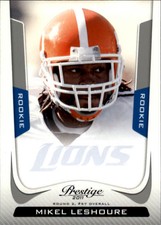 2011 Prestige Football Card #268 Mikel Leshoure Rookie