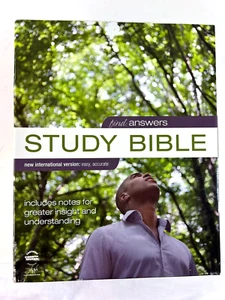 Find Answers Study Bible - Hardcover By Zondervan - Excellent w/ Original Box - Picture 1 of 15