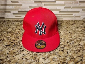 New York Yankees Hat 59FIFTY Baseball Cap Fitted size 7 New Era MLB - Picture 1 of 9