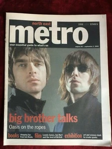 Times METRO magazine 26-August-2000 OASIS Ian Hart Lennie James Iain M Banks UK - Picture 1 of 2