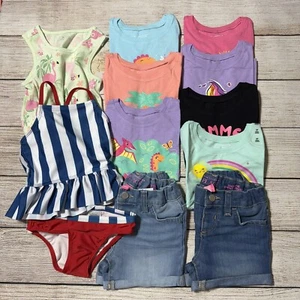 Toddler Girl Size 2T Lot Of Clothes. NWT! 11 Pieces For Spring/Summer. Colorful - Picture 1 of 24