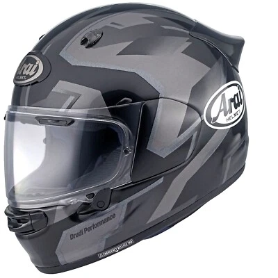Arai Quantic Robotik Negro Completo ECE2206 Casco de Motocicleta - Imagen 1 de 2