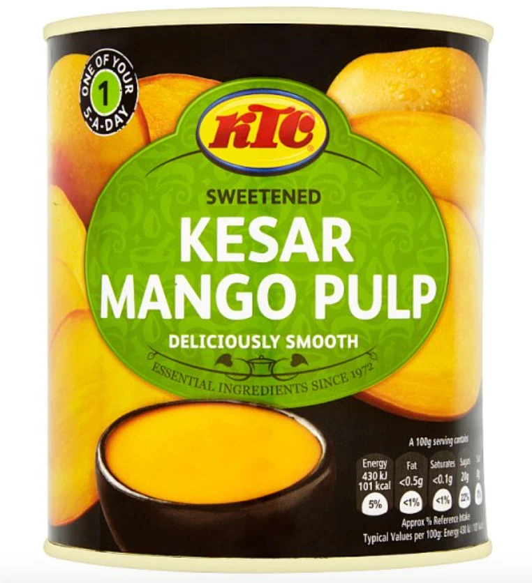KTC gesüßtes Kesar Mango Zellstoff 850g x 6 - Bild 1 von 1
