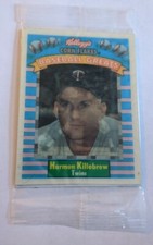 1991 Kellogg's Corn Flakes Baseball Greats Harmon Killebrew