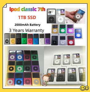 ✅✅NEW Apple iPod Classic 7th Gen 1TB SSD + LG 2000mAh - Sealed Box-BEST GIFT🎁🎁 - Picture 1 of 51