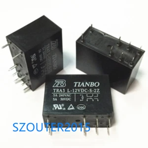1 PIEZA TRA3 L-12VDC-S-2Z Relé 12V 5A 8 PINES NUEVO - Imagen 1 de 1