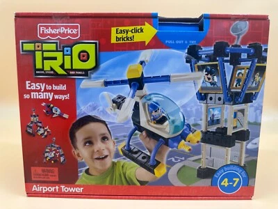 Три кирпича, палочки и панели Fisher-Price строительные блоки - башня аэропорта - Изображение 1 из 4