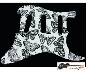 NEW PICKGUARD STRATOCASTER SSS - motif papillon- 1 ply PROMO 2025 - Bild 1 von 4