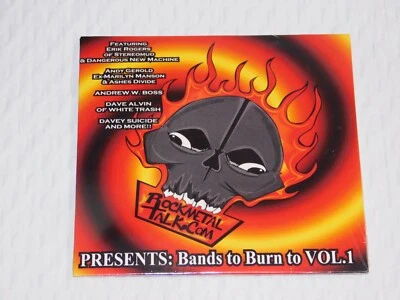 ROCKmetalTALK presents Bands to burn to x marilyn manson stereomud industrial CD - Image 1 of 2