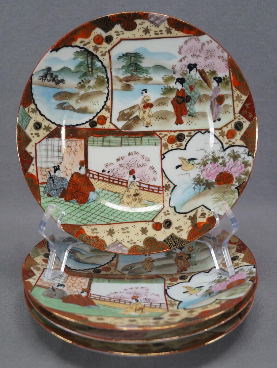 陶瓷多色1900-1940 年日本盘子| eBay