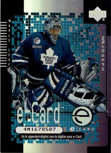 2000-01 Upper Deck E-Cards Curtis Joseph #EC6