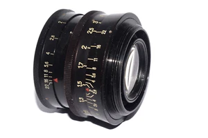 CARL ZEISS JENA BIOTAR Rosso T 1:2/5,8 cm Nr3335346 Nero 17 Lame M42 TM42 - Foto 1 di 3