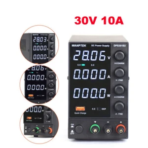 Regelbares DC Labornetzteil Netzteil 0-30V/0-60V 0-10A /0-5A + USB anschluß - Bild 1 von 44