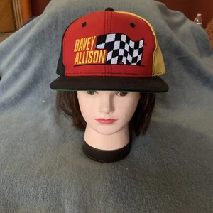 Vintage Youngan Mütze SnapBack Trucker Davey Allison #28 NASCAR - Bild 1 von 9