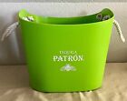 Patron Tequila Thick Plastic Bottle Service Ice Bucket Bottle Chiller *Brand New