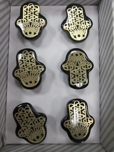 Casa Decor 6 x DRAWER PULL KNOBS CABINET PULLS Handmade India NEW + Boxed  - Picture 1 of 2