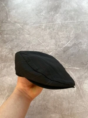 Raro Vintage Dolce & Gabbana D&G Boné Preto Estilo Peaky Blinder SO - Imagem 1 de 4