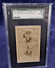 1922 Roger Peckinbaugh -American Caramel Co., E120 Washington Americans Senators