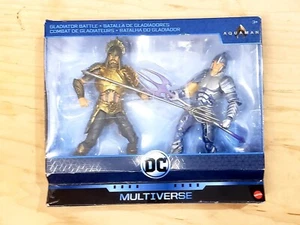 🗨🔱 DC Multiverse Gladiator Battle Movie Aquaman vs Orm Ocean Master  🔱🗨 - Picture 1 of 1