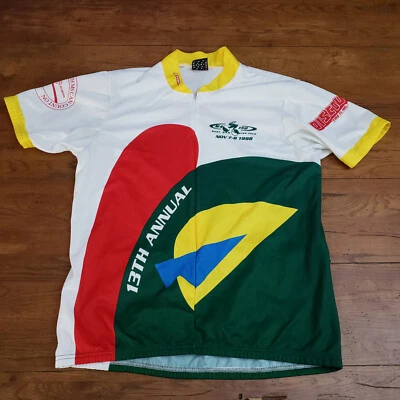 Camiseta deportiva de ciclismo Pace (21,5" Pit to Pit) para hombre ¿grande? Bolsillos SS MS150 1998 vintage Foto 1 de 4