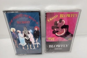 2 Blowfly SEALED Cassette Tape The Twisted World of Blowfly & Fresh Juice X-Rate - Picture 1 of 4