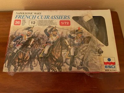 ESCI #235 Napoleonic Wars French Cuirassiers NIB 1/72 Ertl 12 Mounted Figurines - Image 1 of 2