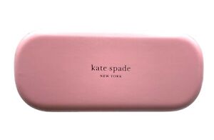 Kate Spade Oversized Hard Shell Glasses Sunglasses Case Pink Green with Cloth
