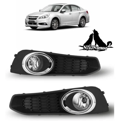 Bumper Fog Lights For 2013-2014 Subaru Legacy Clear Replacement Lamps Wiring Kit - Изображение 1 из 4