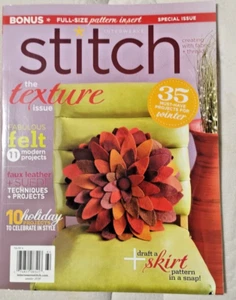 Stitch Gifts Magazine The Texture Issue 2011 New Old Stock - Picture 1 of 3