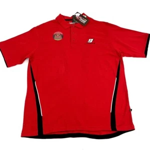 Neu mit Etikett Chase Authentics Poloshirt Herren Gr. XL rot Budweiser NASCAR Kasey Kahne #9 - Bild 1 von 9