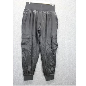 Cinq a Sept Giles schwarze Cargo-Jogginghose Relaxed Fit Damengröße Large - Bild 1 von 6