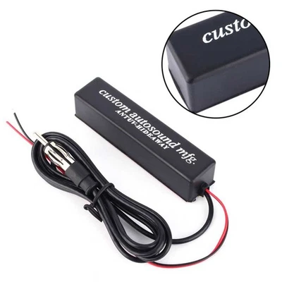 12V Universal Car Motorcycle Stereo Radio Electronic Hidden Antenna FM AM - Bild 1 von 4