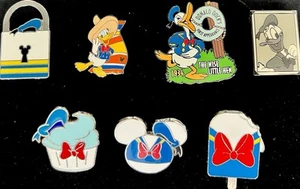 Disney Donald Duck Pin Lot - 3 Caballeros & Wise Little Hen 1934 Millennium Pin - Picture 1 of 6