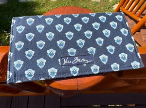 Vera Bradley Nantucket Navy Checkbook Cover VGUC - Picture 1 of 4