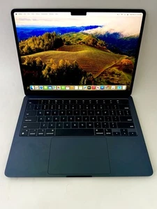 Apple Macbook Air M2 2022 13” 8 GB 512 GB Midnight 11 Cycles With Apple Warranty - Afbeelding 1 van 6