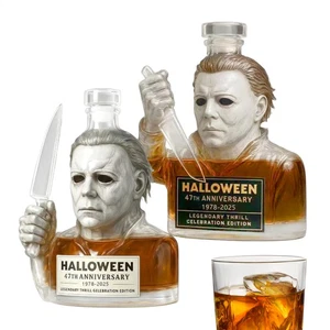 Michael Myers 47th Anniversary Whiskey Bottle Decanter 1978-2025 Collectible - Picture 1 of 16
