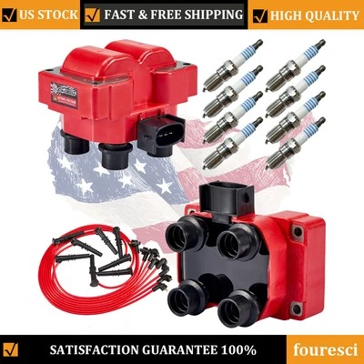 Bobinas de ignição e vela de ignição e fio Ford Ranger 2.3L 1993 1994 1995-2000 2001 - Imagem 1 de 4