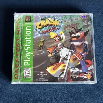 New Crash Bandicoot Warped Greatest Hits (Sony PlayStation 1 PS1, 1998) - Image 1 of 4