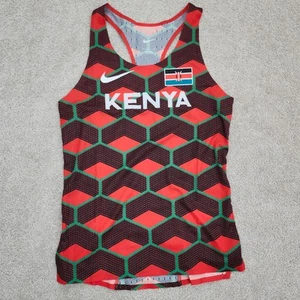 Nike Mujeres Pequeño Correr Singlet Pro Elite Kenia Hecho en EE. UU. Rojo CI8135-602 - Imagen 1 de 7