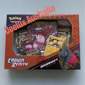 Pokémon TCG Crown Zenith Regidrago V Collection Factory Sealed IN HAND ✅ - Picture 1 of 1