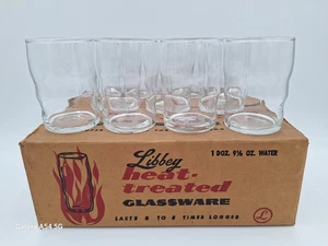 Vintage Libbey Heat Treated Water Glasses 9.5 oz. 1950's Lot of 11 Flat Bottom - Picture 1 of 14