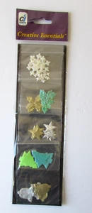 Christmas Satin Shapes - 5 x Assorted Packs Creative Essentials,  Making Crafts - Afbeelding 1 van 1
