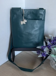 Umhängetasche Radley grün genarbtes Leder - Bild 1 von 24