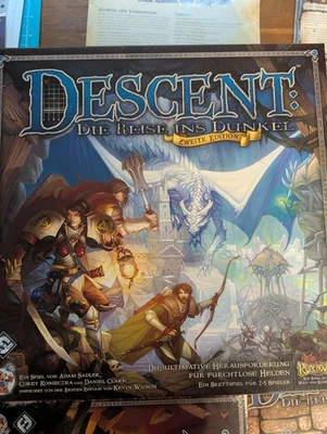 Descent: Die Reise ins Dunkel - Zweite Edition + Höhle Des Lindwurms+ Schwur Der - Bild 1 von 4